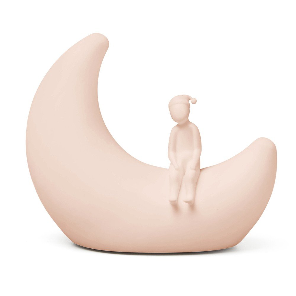 E-shop Svetloružové detské nočné svietidlo Moon Shell – Cam Cam Copenhagen