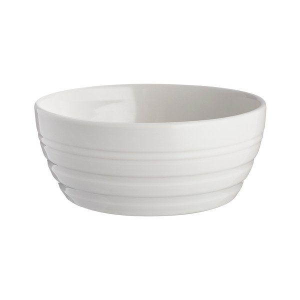 Biela miska na polievku z kameniny Mason Cash Original Cane, ⌀ 16,5 cm