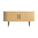 TV stolík v dekore duba v prírodnej farbe 120x56 cm Nola – Unique Furniture