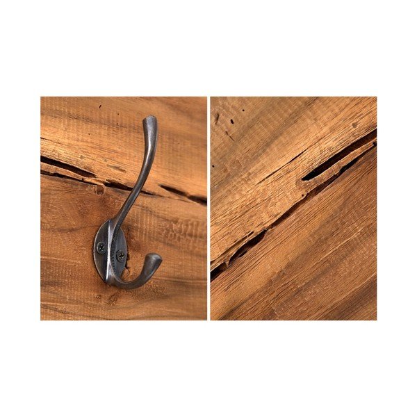 Vešiak na kabáty z teakového dreva HSM collection Railwood-image-4