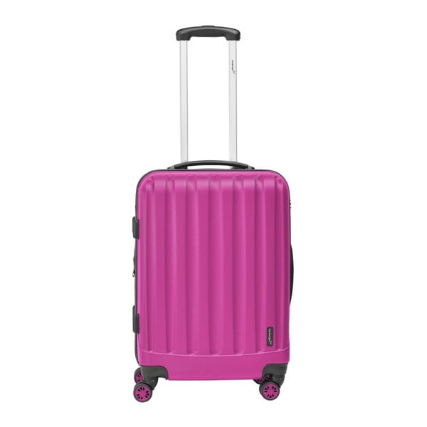 Ružový cestovný kufor Packenger Koffer, 74 l
