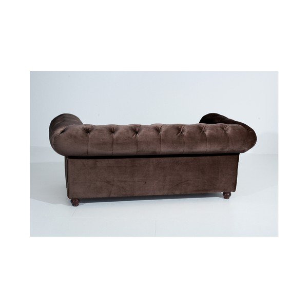 Tmavohnedá pohovka Max Winzer Orleans Velvet, 196 cm-image-3
