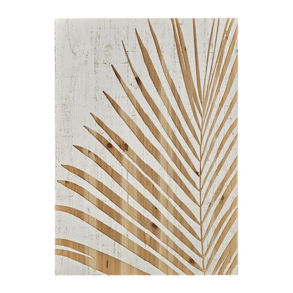 Drevený obraz Graham & Brown Palm Leaf, 50 × 70 cm