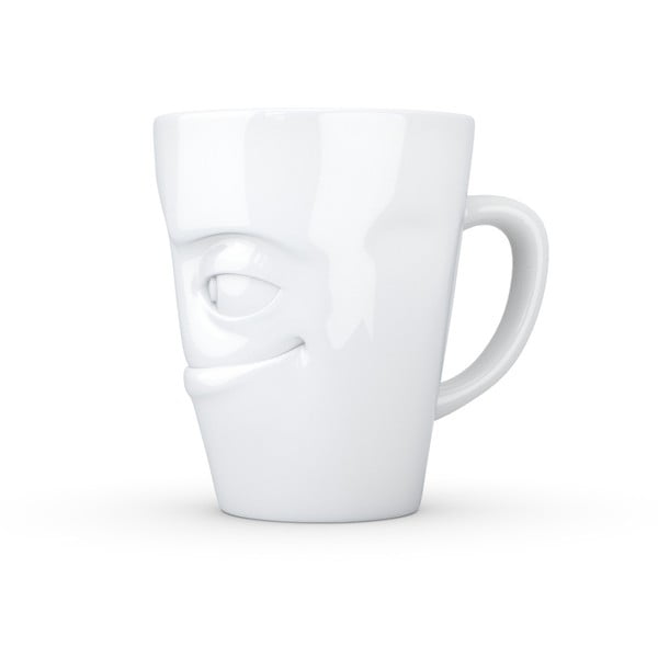 Biely šibalský porcelánový hrnček s uškom 58products-image-2