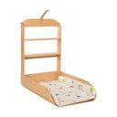 Závesný prebaľovací pult v dekore buku v prírodnej farbe Waldhochzeit – Roba