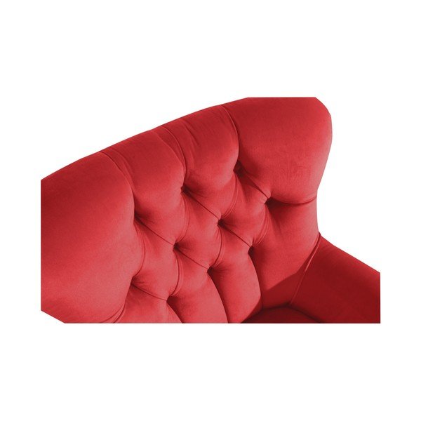 Červené kreslo Max Winzer Brandon Suede-image-1