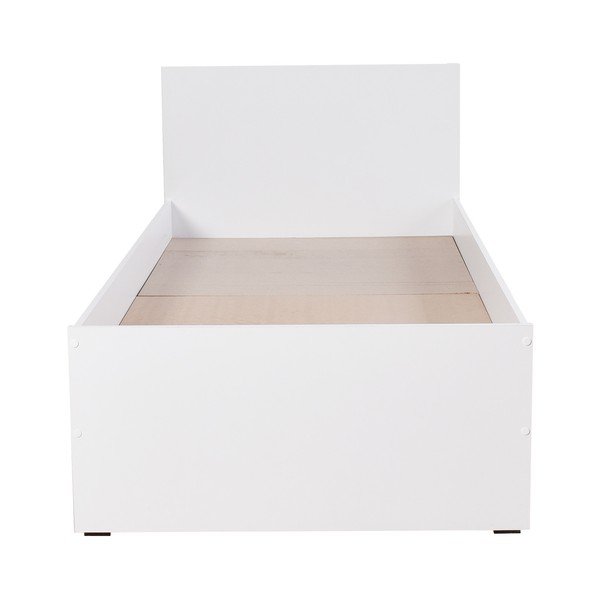 Biela jednolôžková posteľ 90x190 cm KRY – Kalune Design-image-2