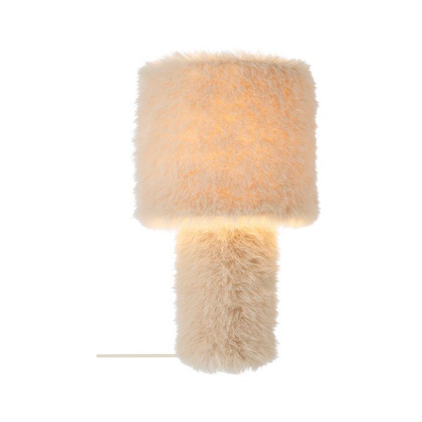 Krémovobiela látková stolová lampa (výška  46 cm) Fay – Ellos Home-image-3
