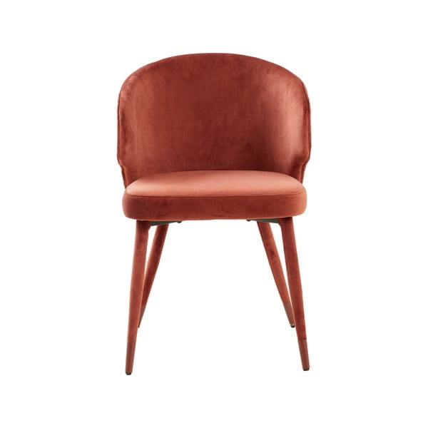 Svetločervené čalúnené jedálenské kreslá v súprave 2 ks Kosaka – Light & Living-image-4