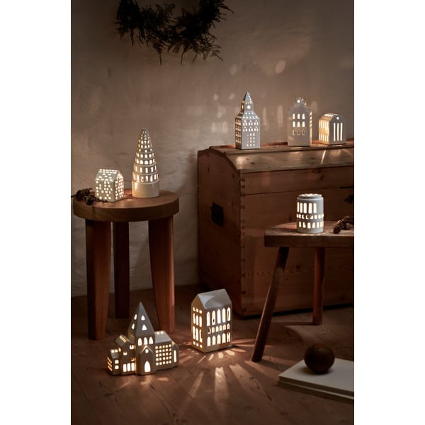 Keramický svietnik na čajovú sviečku Urbania Lighthouse Church Tower – Kähler Design-image-4