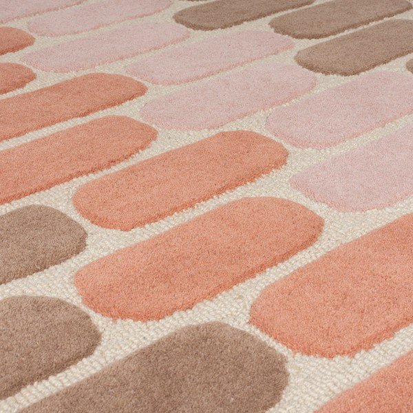 Oranžový vlnený behúň Flair Rugs Fossil, 60 x 230 cm-image-2