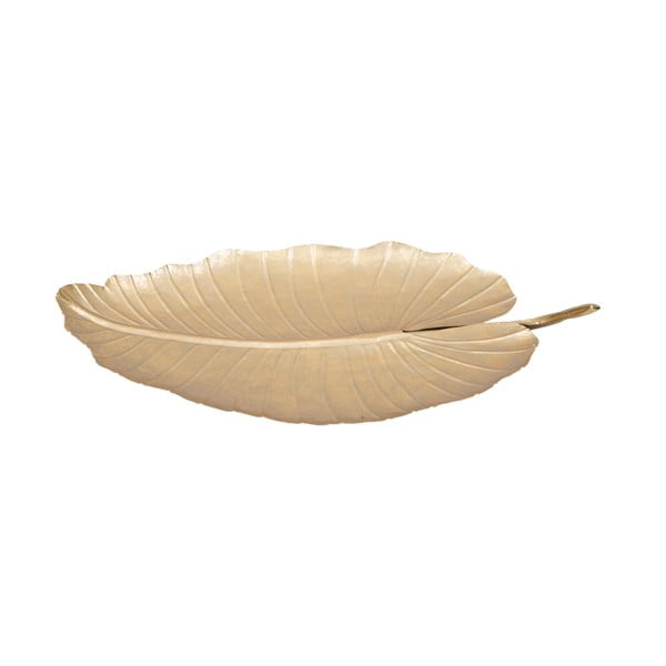 Dekorácia v zlatej farbe Mauro Ferretti Leaf, 35,5 × 23 cm-image-2