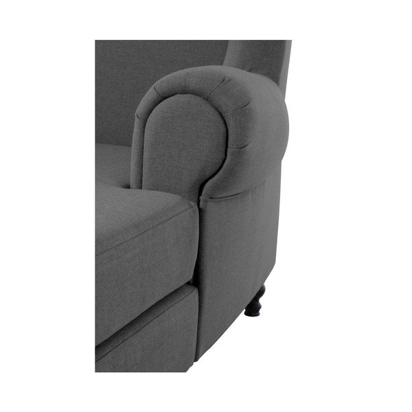 Antracitové kreslo ušiak Max Winzer Mareille Anthracite-image-4