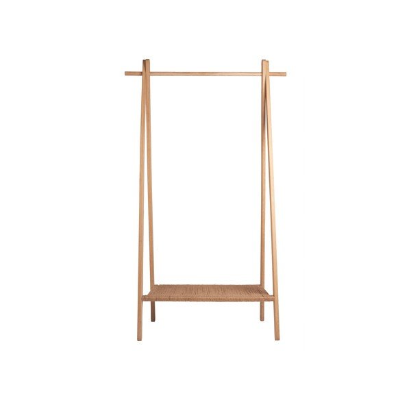 Stojan na oblečenie z dubového dreva v prírodnej farbe Ebern – Villa Collection-image-3
