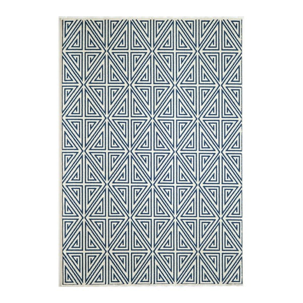 Modrý koberec Nourison Baja Rallo 290 × 201 cm