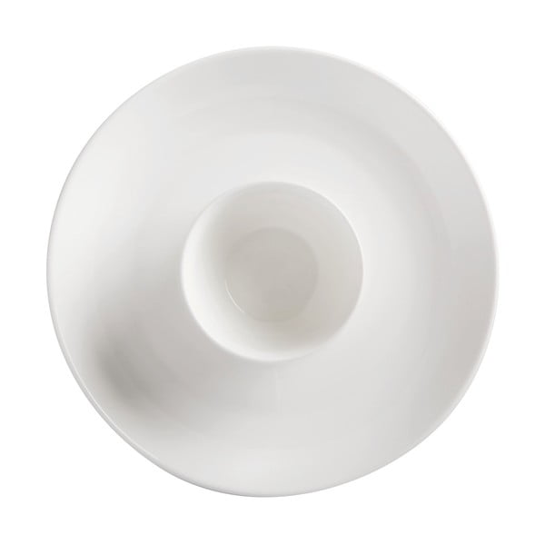 Biela porcelánová miska na omáčku Maxwell & Williams Chip&Dip