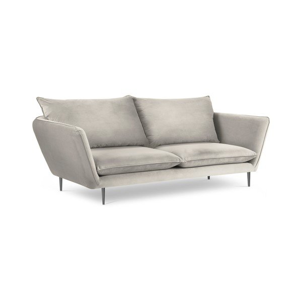 Béžová zamatová pohovka Mazzini Sofas Acacia, dĺžka 225 cm-image-4