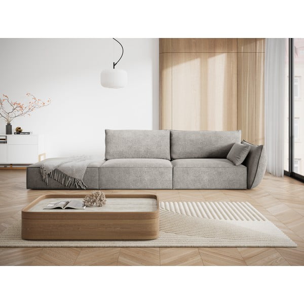 Svetlosivá leňoška (pravý roh) Vanda – Mazzini Sofas-image-1
