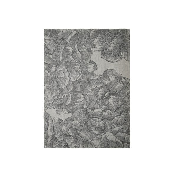 Sivá kuchynská utierka z bavlny Södahl Rose, 50 x 70 cm