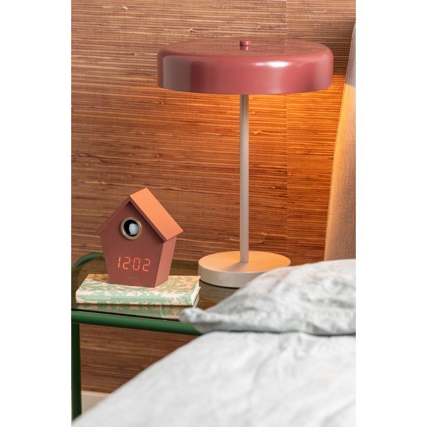 Vínovočervená kovová stolová lampa (výška  40 cm) Reina Palo – Leitmotiv-image-1