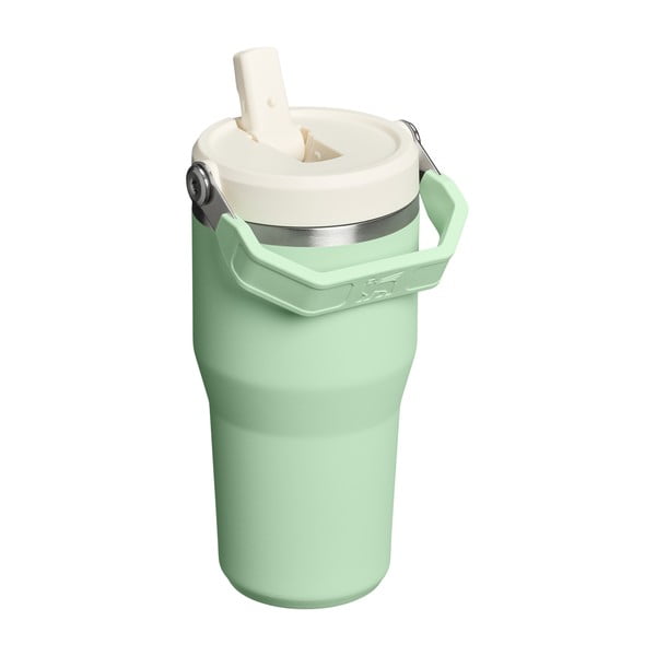 Šalviová zelená termoska z nehrdzavejúcej ocele 600 ml IceFlow™ Flip Straw 2.0 Tumbler Pistachio – Stanley-image-2