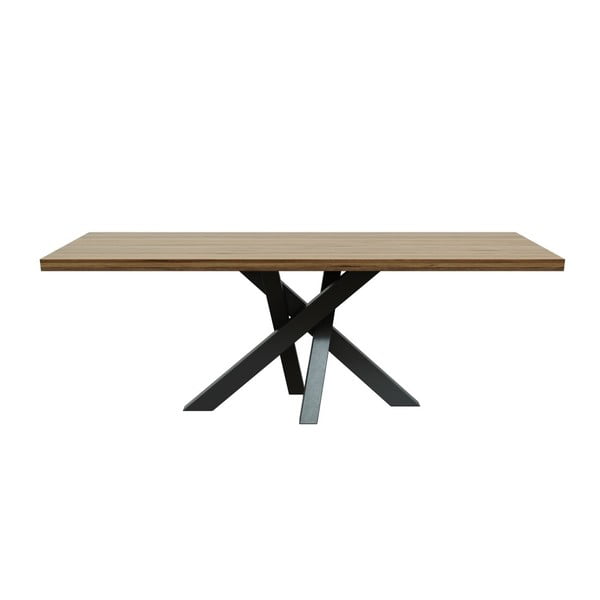 Jedálenský stôl z dubového dreva MESONICA Brook, 100 × 220 cm
