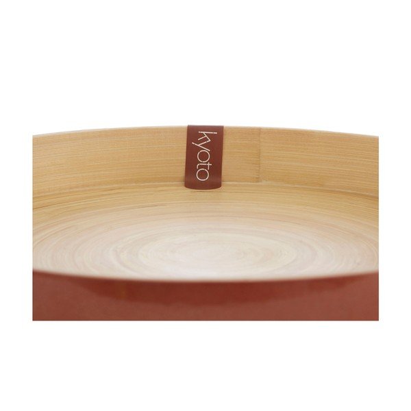 Servírovací podnos z bambusu v bronzovej farbe Premier Housewares, ⌀ 35 cm-image-1