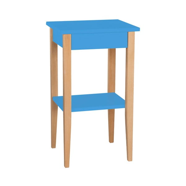 Modrý odkladací stolík Ragaba Entlik