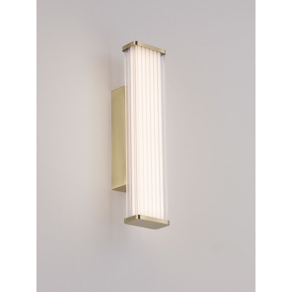 Kovové LED nástenné svietidlo v matne zlatej farbe Misty – Nova Luce-image-2