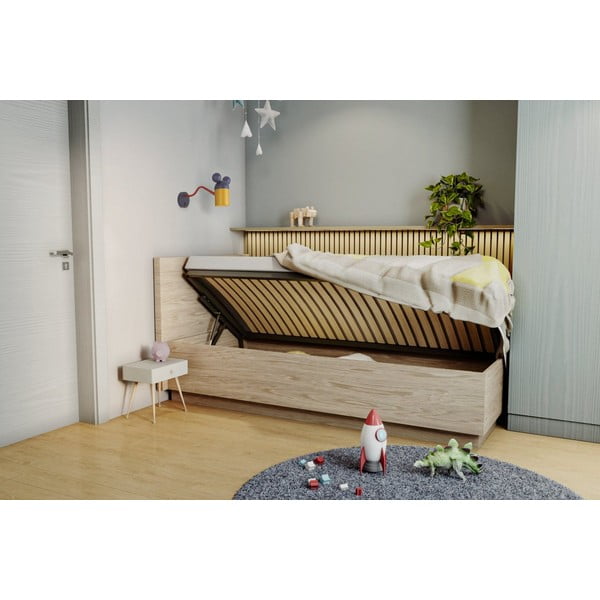 Modré detské nástenné svietidlo s kovovým tienidlom Mouse – GTV-image-1