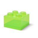 Zelený plastový detský úložný box 25x25x18 cm – LEGO®