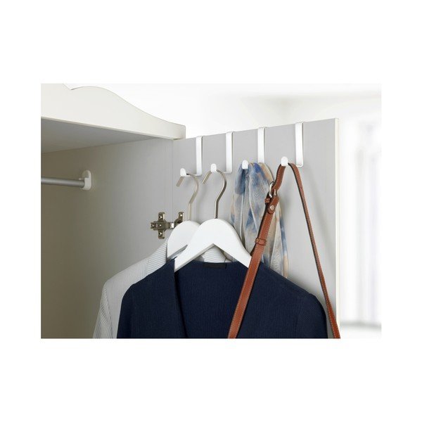 Sada 4 bielych závesných háčikov Wenko Home-image-1