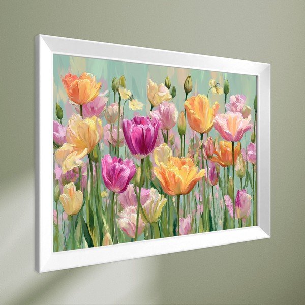 Tlačený obraz s rámom 75x56 cm Spring Tulip – Styler-image-4