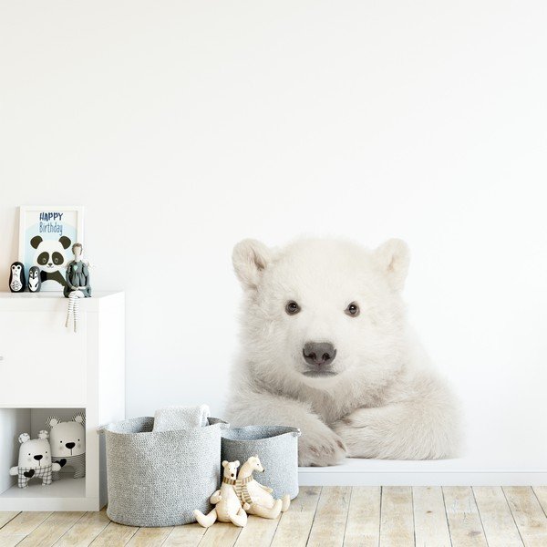 Nástenná samolepka Dekornik Polar Bear, 58 x 55 cm-image-1