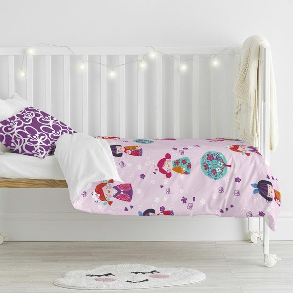 Detské bavlnené obliečky Moshi Moshi Cherry Blossom, 115 × 145 cm-image-1