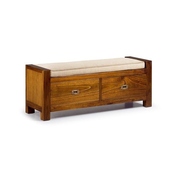 Lavica s úložným priestorom z dreva Mindi Moycor Star