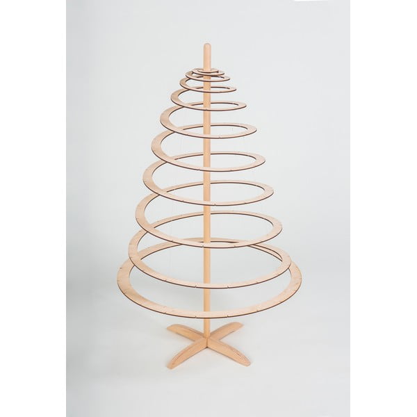 Drevený dekoratívny vianočný stromček Spira Small, výška 85 cm