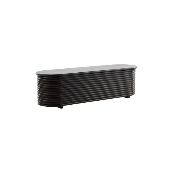 Čierna truhla z mangového dreva 150x42x42 cm Sjöbo – Jotex