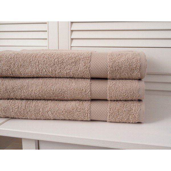 Svetlohnedá froté osuška 70x140 cm Adria –  B.E.S.-image-1