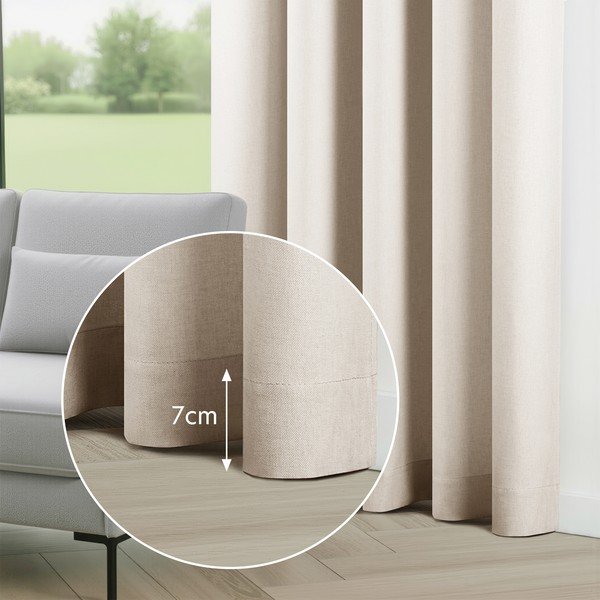 Krémovobiely dimout záves 140x250 cm Calisto – Filumi-image-4