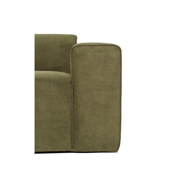 Zelená menčestrová rohová pohovka (ľavý roh) Sting - Scandic-image-4