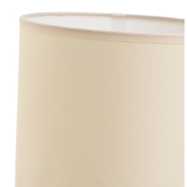 Stolová lampa v krémovo-tehlovej farbe s textilným tienidlom (výška 39 cm) – Casa Selección-image-3