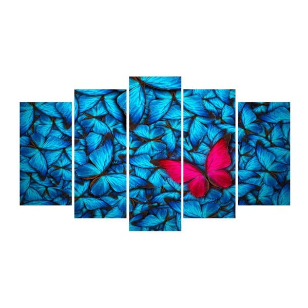 Viacdielny obraz 3D Art Azul Feel, 102 × 60 cm