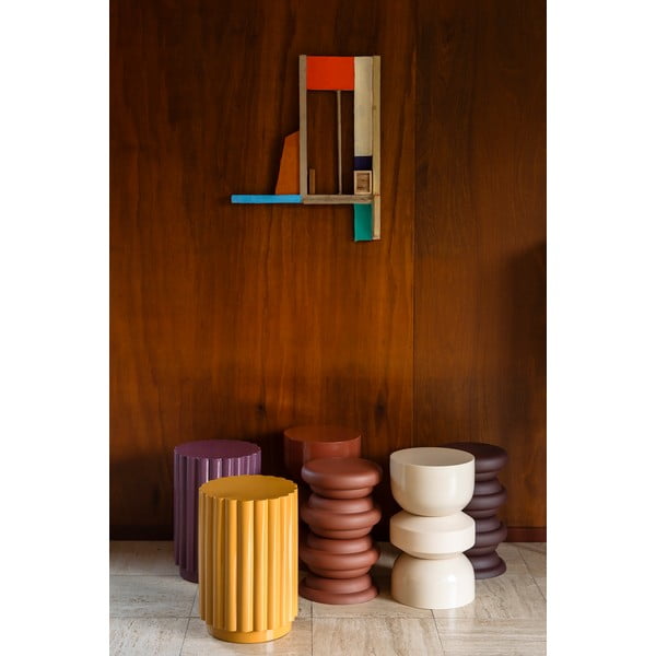 Okrúhly odkladací stolík ø 32 cm Camila – Dutchbone-image-1