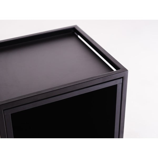 Čierna knižnica 45x102 cm Skap - CustomForm-image-4