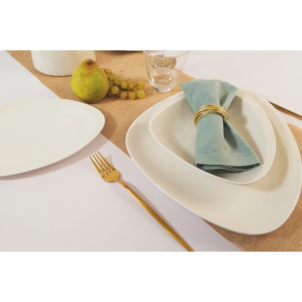 Biele dezertné porcelánové taniere v súprave 6 ks Carrara – Villa Altachiara-image-3