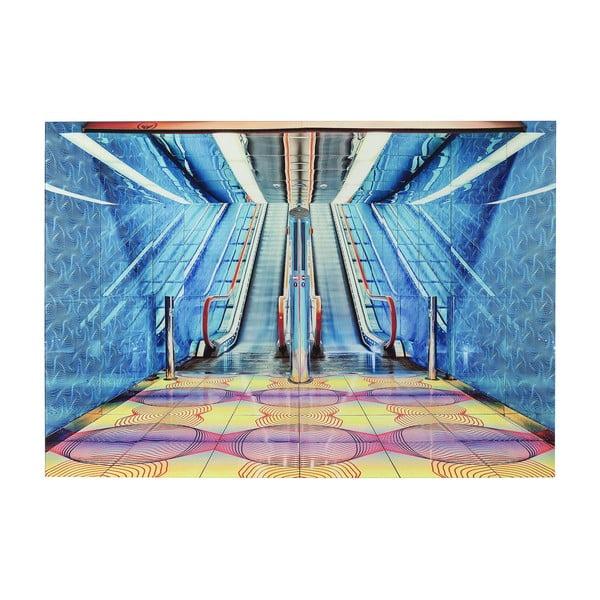 Sklenený obraz Kare Design Escalator Show, 120 x 80 cm