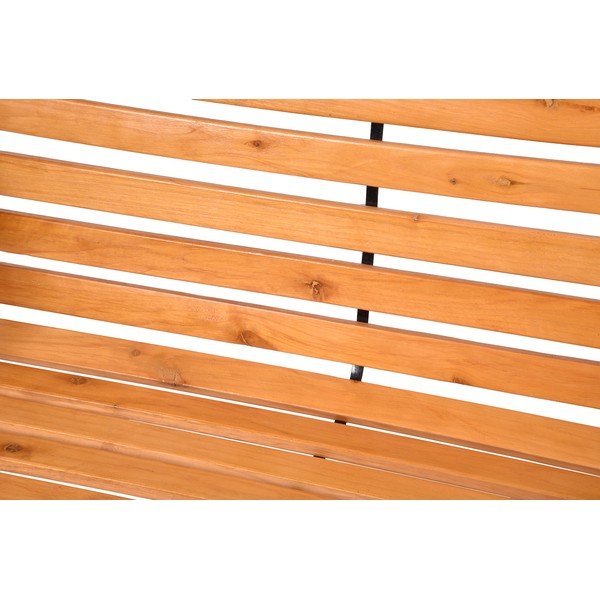 Drevená záhradná lavica s oceľovou konštrukciou Garden Pleasure Bellevue-image-2