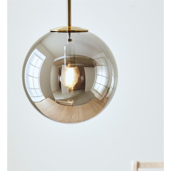 Sklenené závesné stropné svietidlo Markslöjd Dione, ø 25 cm-image-1