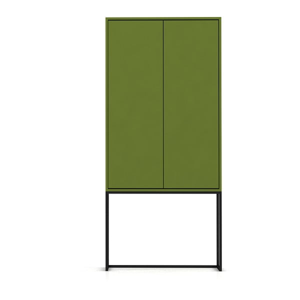 Zelená skrinka 75x164,5 cm Lennon – Really Nice Things